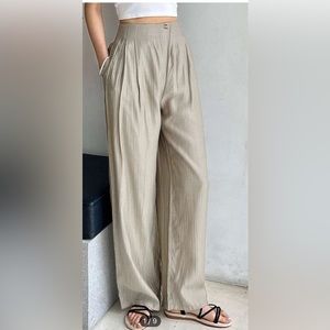High Waisted Wide Leg Pants
